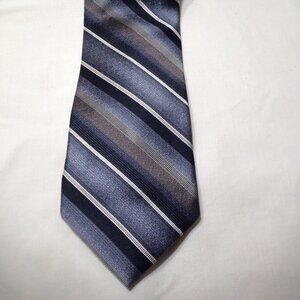 ~ TIE ~~~ BILL BLASS ~~~ Black Label ~ Hand Made ~ 100% Silk